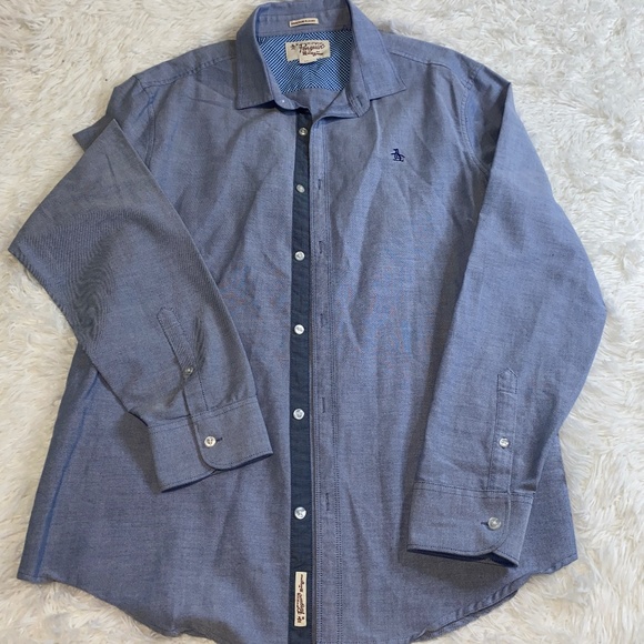 Penguin Button Down Long Sleeve Heritage Slim Fit - Picture 1 of 6